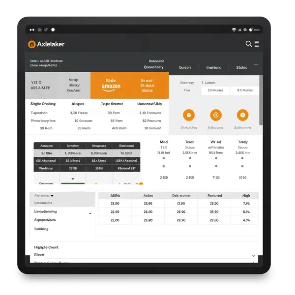 Axle Tracker dashboard showing prioritized ASINs